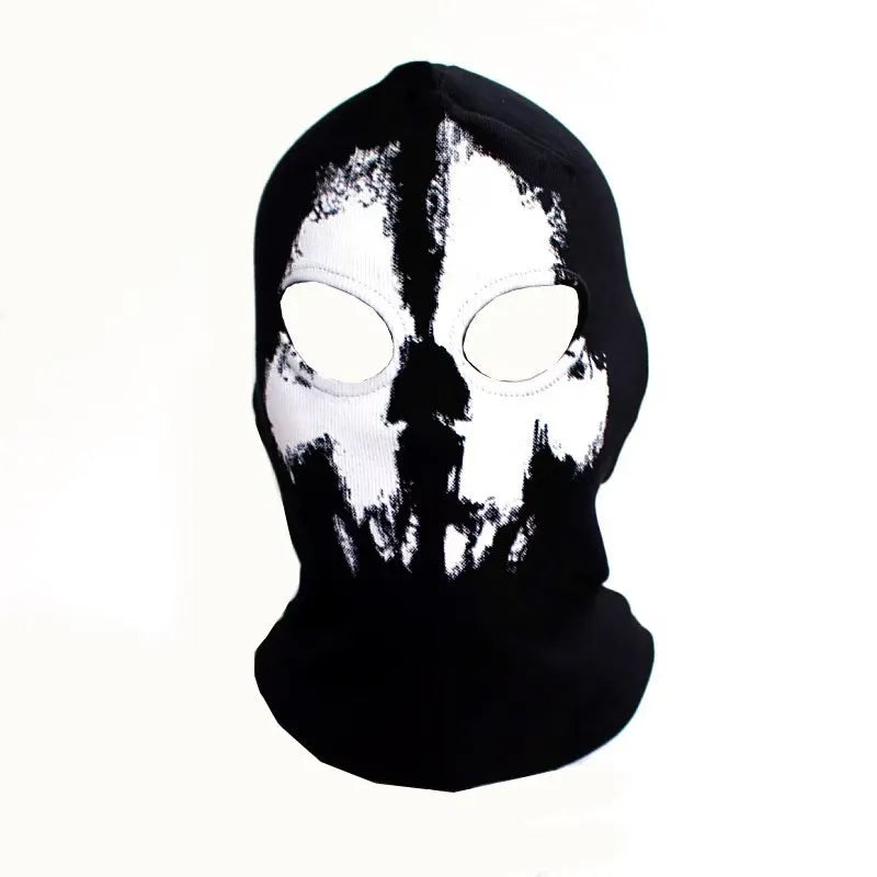 Halloween new mask Black Mask Balaclava Beanies Hats Men Ghost Skull Full Face Warmly Mask Hood Beanie Ggorros Hombre Casquette