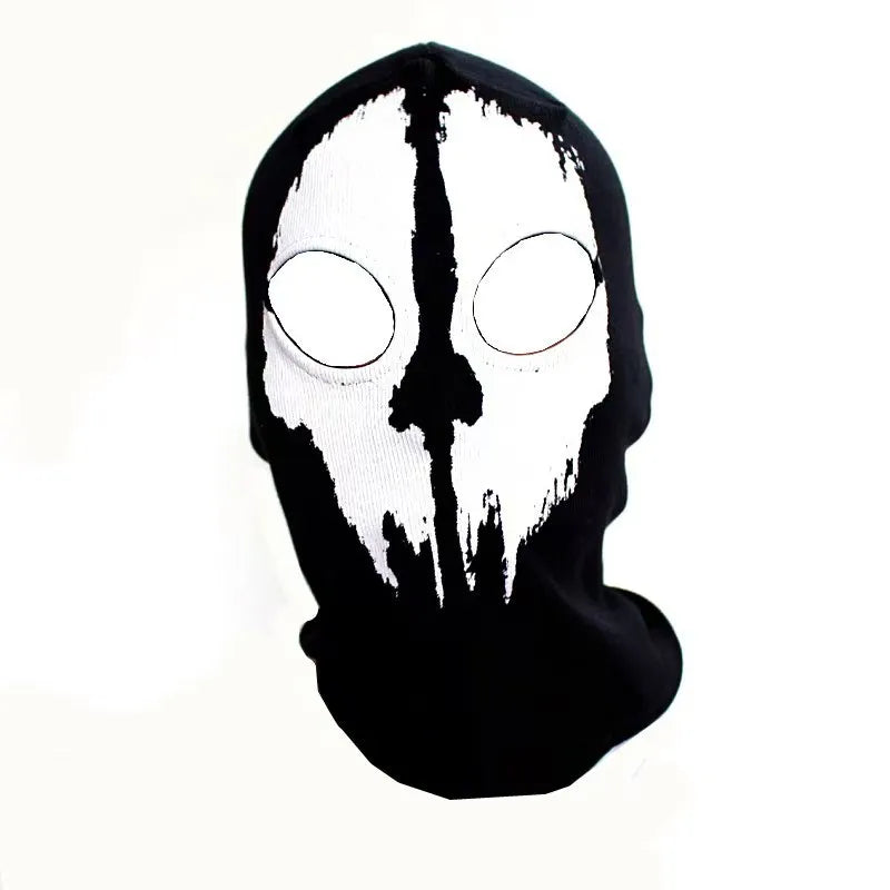 Halloween new mask Black Mask Balaclava Beanies Hats Men Ghost Skull Full Face Warmly Mask Hood Beanie Ggorros Hombre Casquette