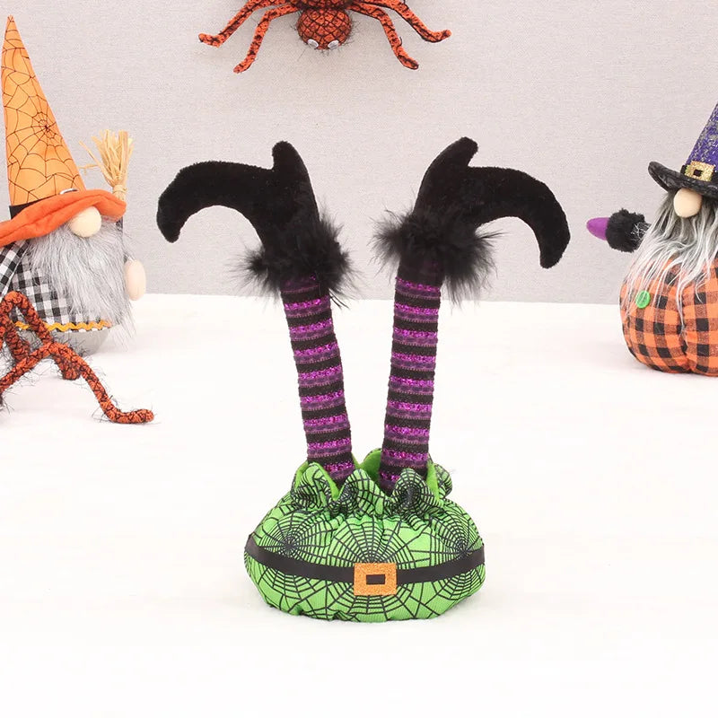 Halloween Decoration Witch Elf Leg Ghost Festival Party Window Display Decoration Festival Supplies Toys Props Pendants