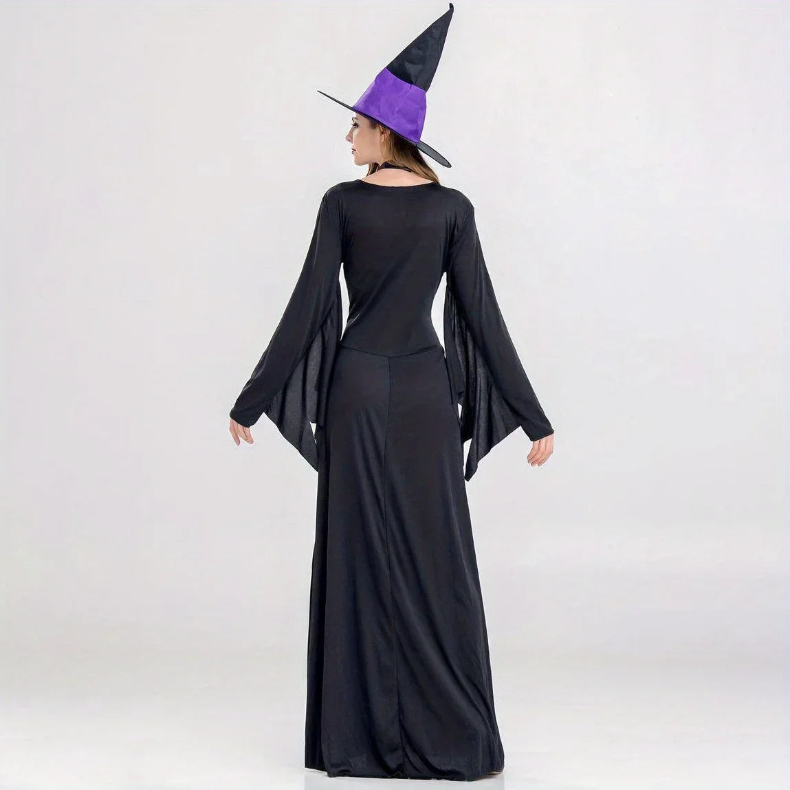 Halloween Gothic Witch Costumes Cosplay Outfits Masquerade Performance Uniforms