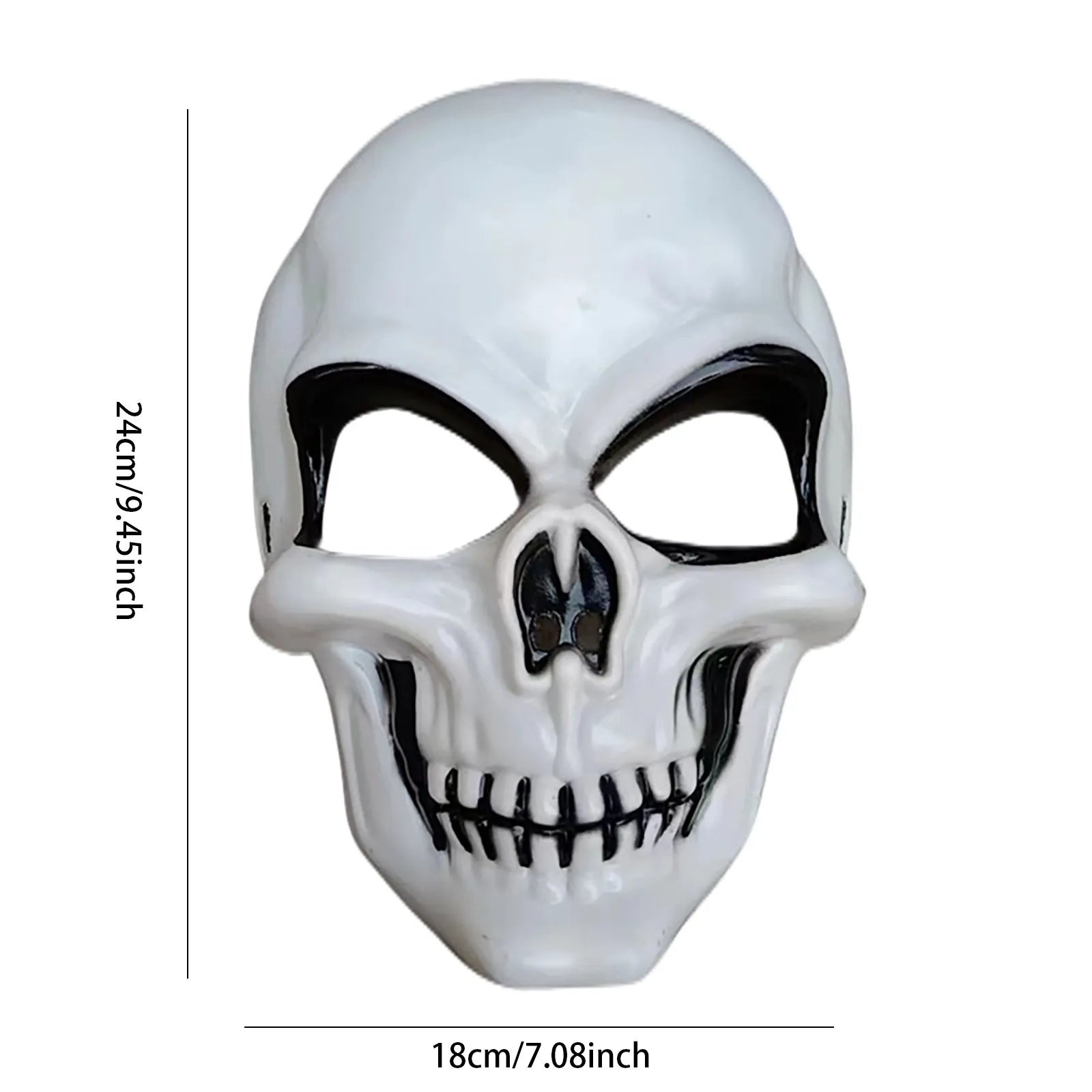 Halloween Skull Mask Bar Dance Scary Scary Mask Fright Props Death Devil Mask For Halloween Decoration Carnival Adult Mask