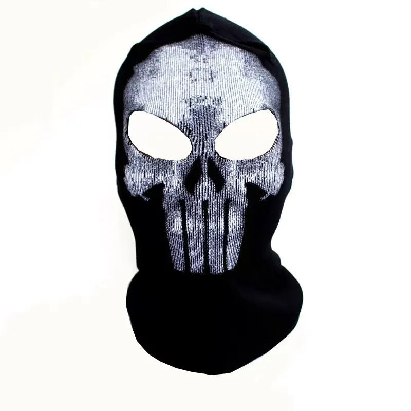 Halloween new mask Black Mask Balaclava Beanies Hats Men Ghost Skull Full Face Warmly Mask Hood Beanie Ggorros Hombre Casquette