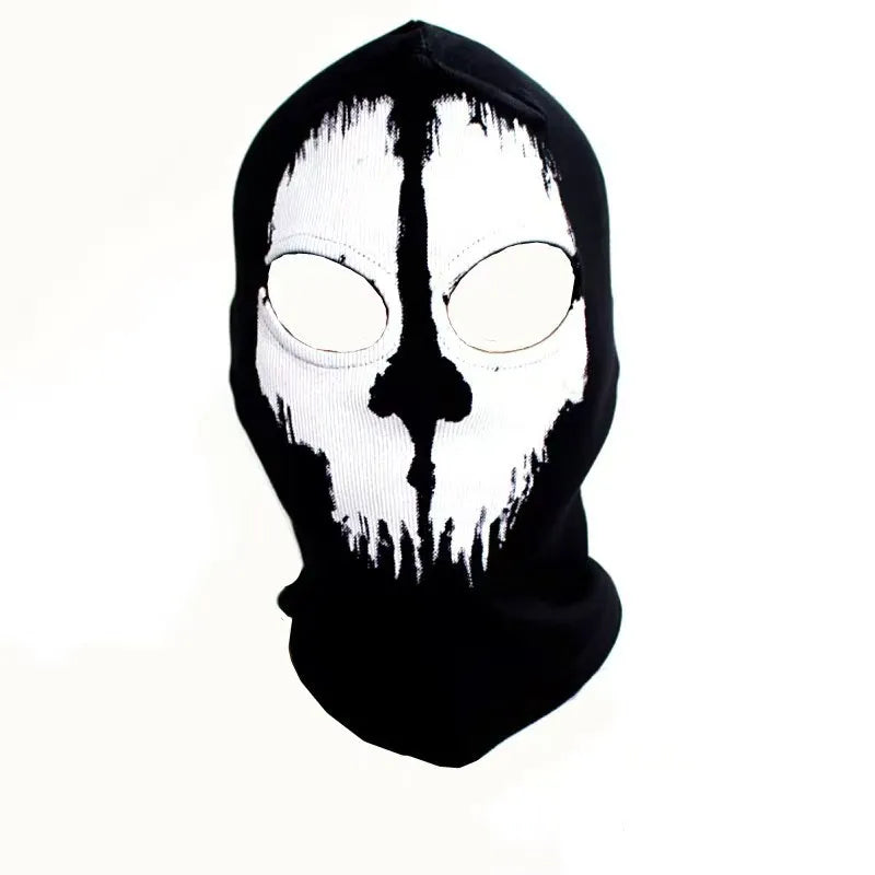 Halloween new mask Black Mask Balaclava Beanies Hats Men Ghost Skull Full Face Warmly Mask Hood Beanie Ggorros Hombre Casquette