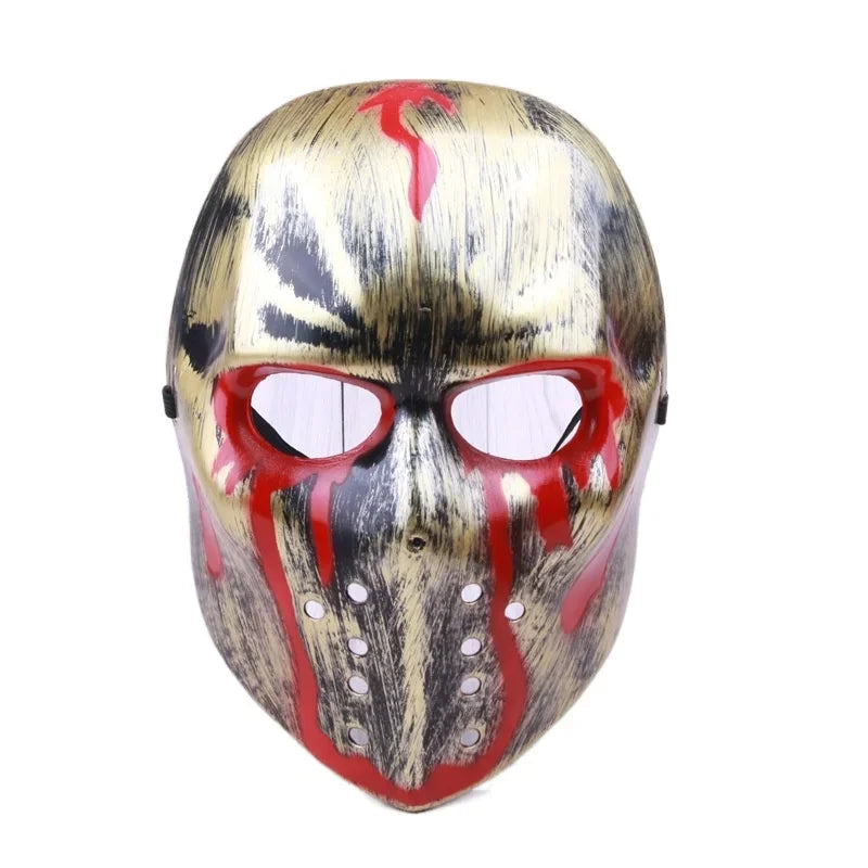 Horror Bleeding Masks Ghost Face Mask Halloween Scary Person Mask Demon Cosplaying Party Show Props Haunted House Masque Scary