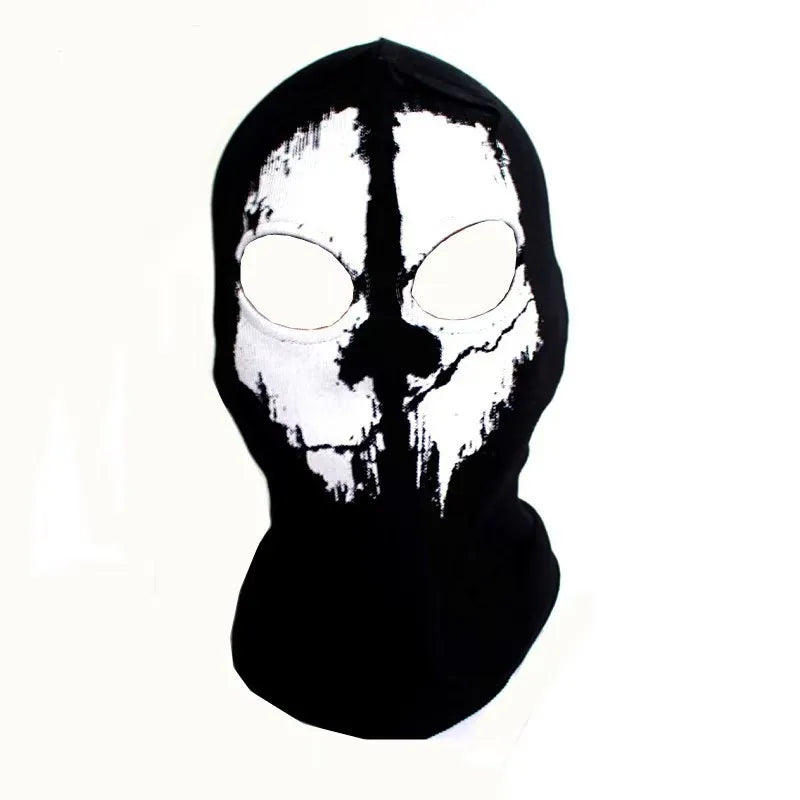 Halloween new mask Black Mask Balaclava Beanies Hats Men Ghost Skull Full Face Warmly Mask Hood Beanie Ggorros Hombre Casquette