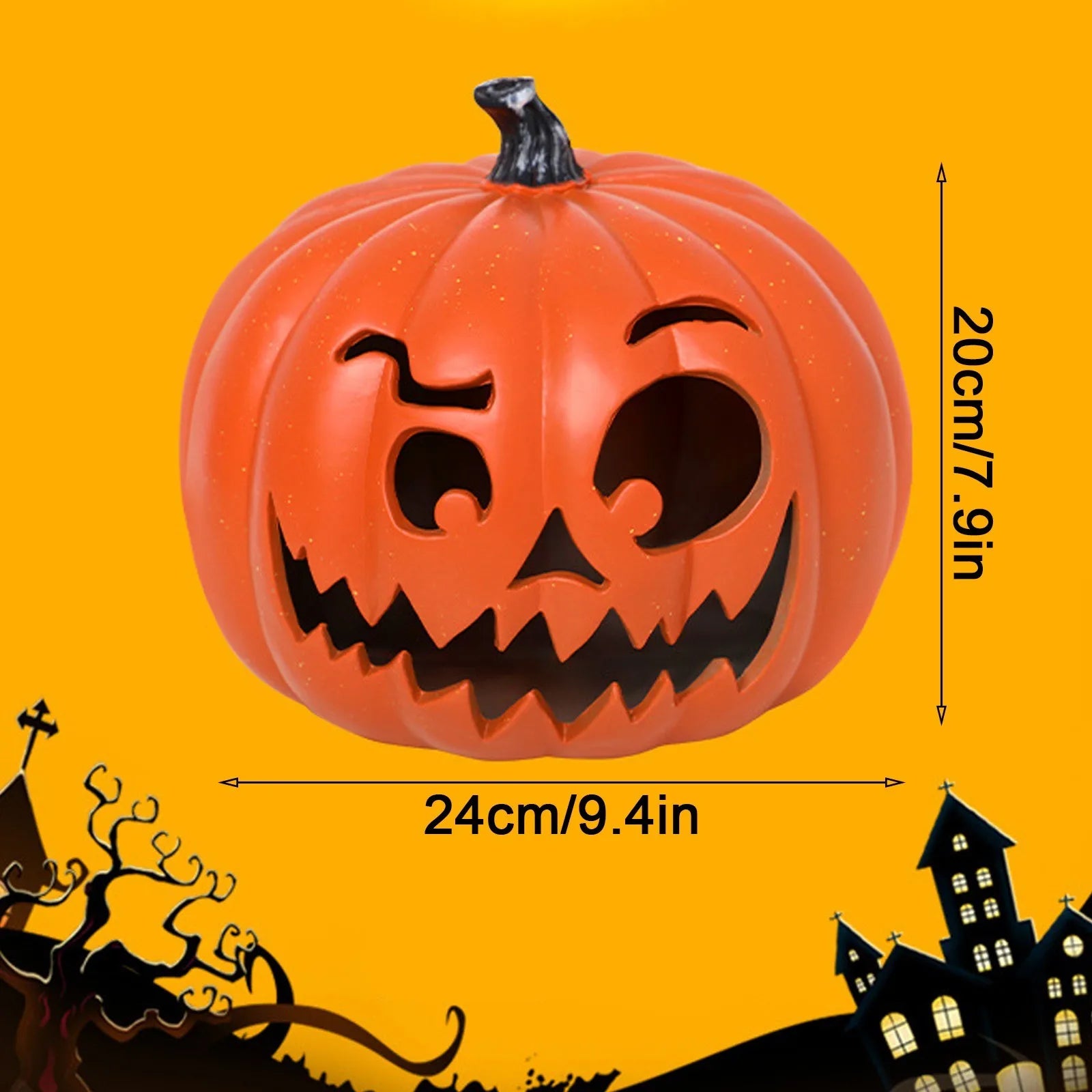 Halloween Party Hollow Out Pumpkin Ornament Decor LED Scene Layout Tabletop Decoration Creative Halloween Thanksgiving Gift