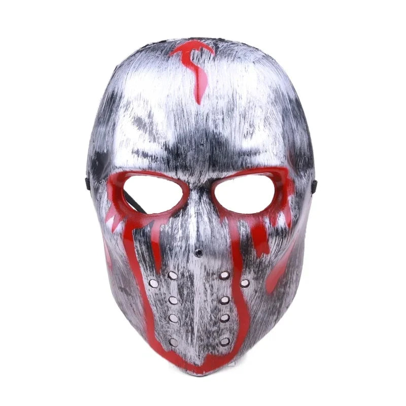 Horror Bleeding Masks Ghost Face Mask Halloween Scary Person Mask Demon Cosplaying Party Show Props Haunted House Masque Scary