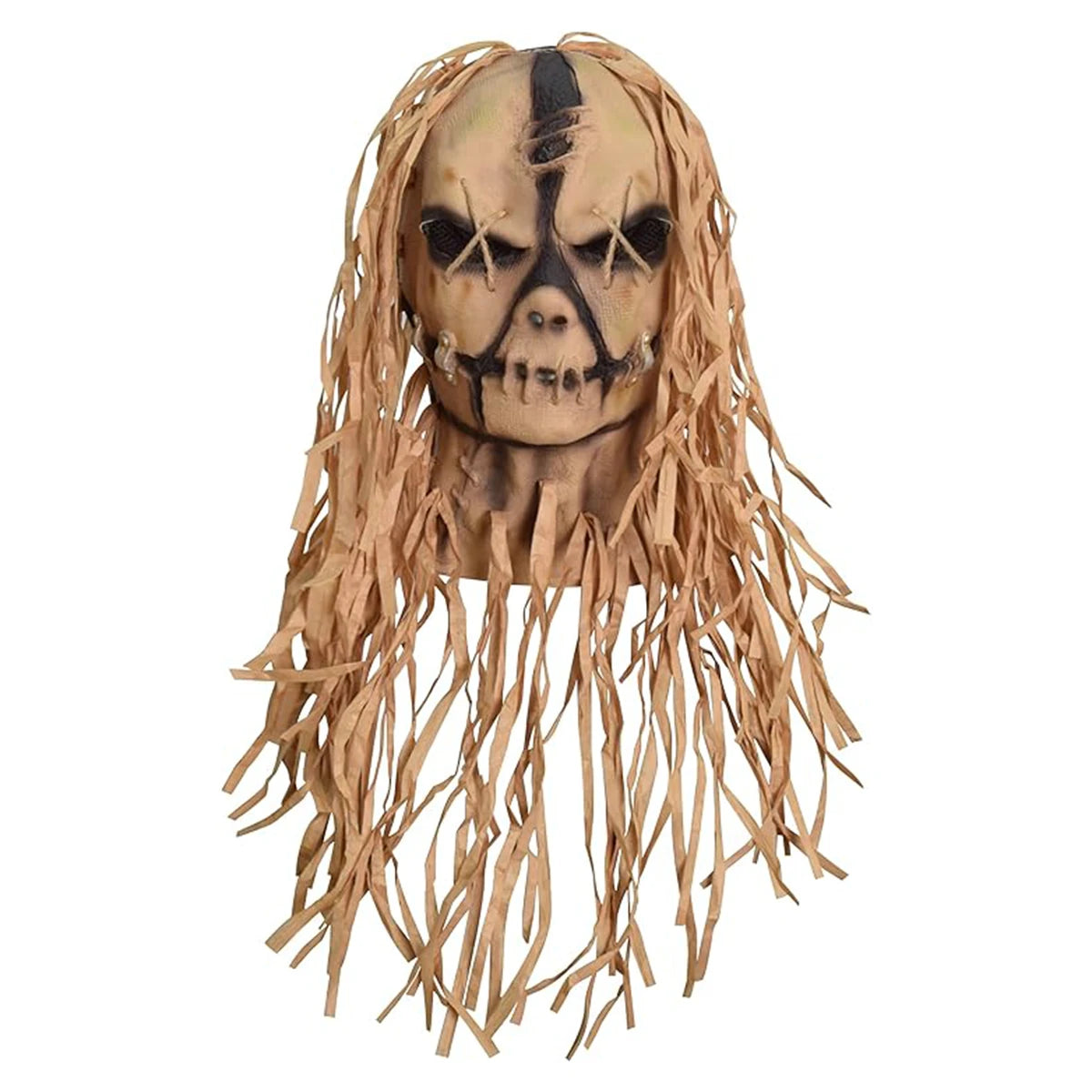 Halloween Scary Scarecrow Mask Fullhead Horror Halloween Mask Cosplay Gift Props Outdoor Decoration