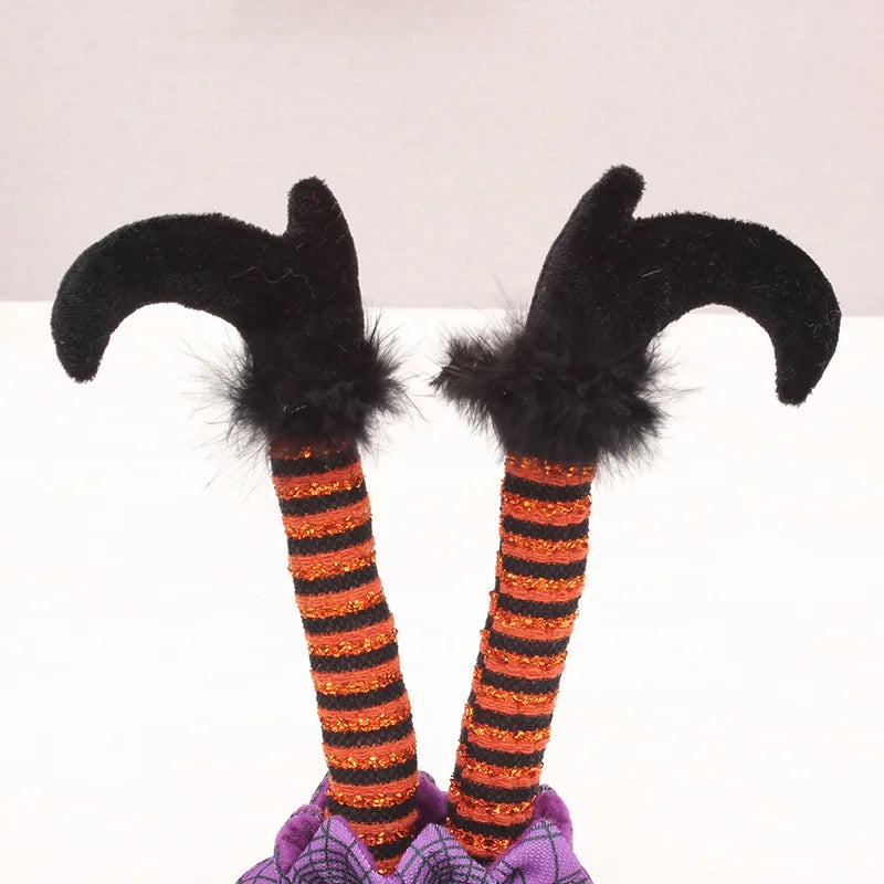 Halloween Decoration Witch Elf Leg Ghost Festival Party Window Display Decoration Festival Supplies Toys Props Pendants