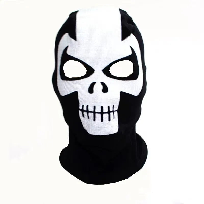 Halloween new mask Black Mask Balaclava Beanies Hats Men Ghost Skull Full Face Warmly Mask Hood Beanie Ggorros Hombre Casquette